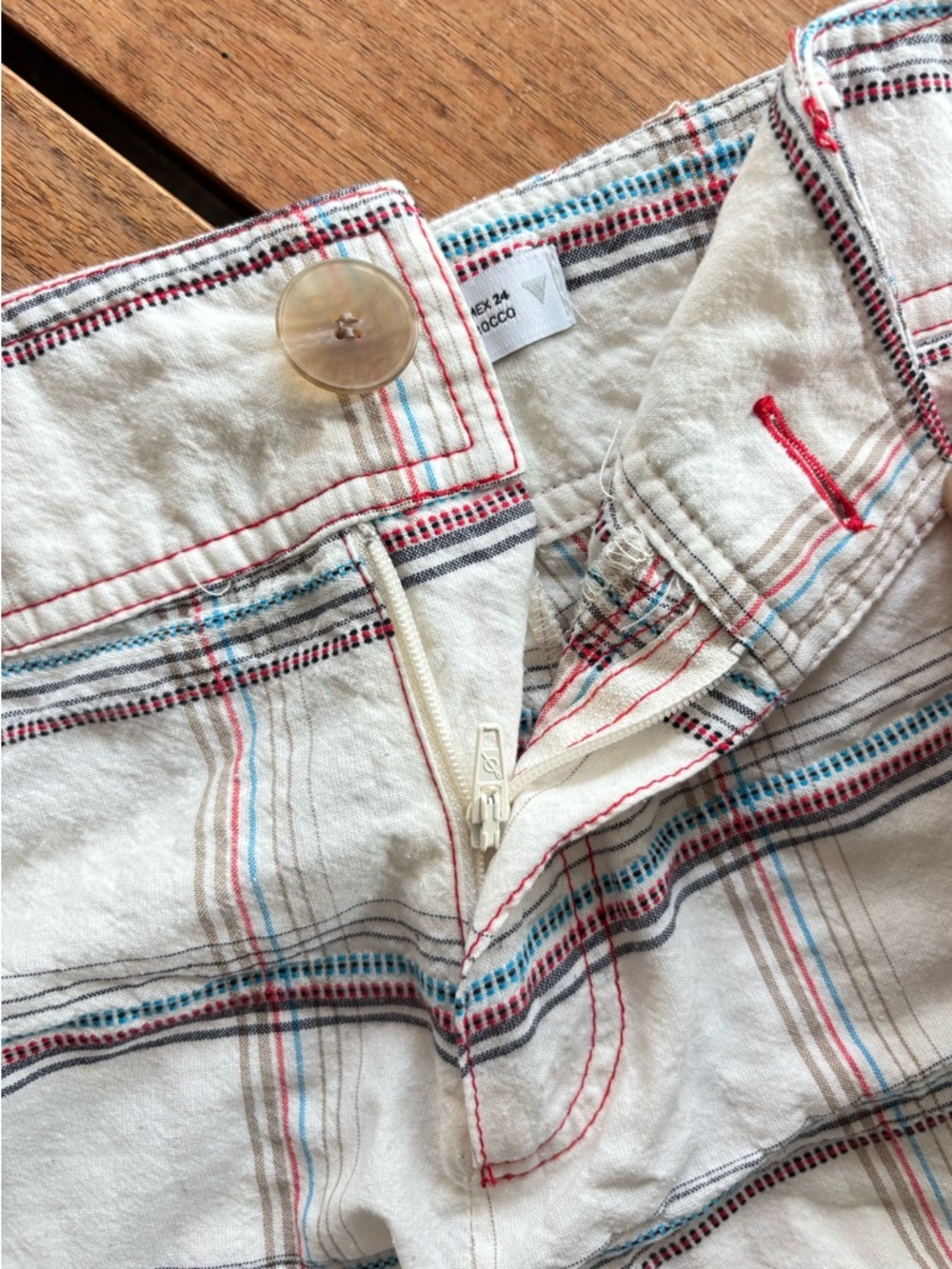 Zara Plaid Women’s XS High-Waist Shorts - Picture 7 of 9